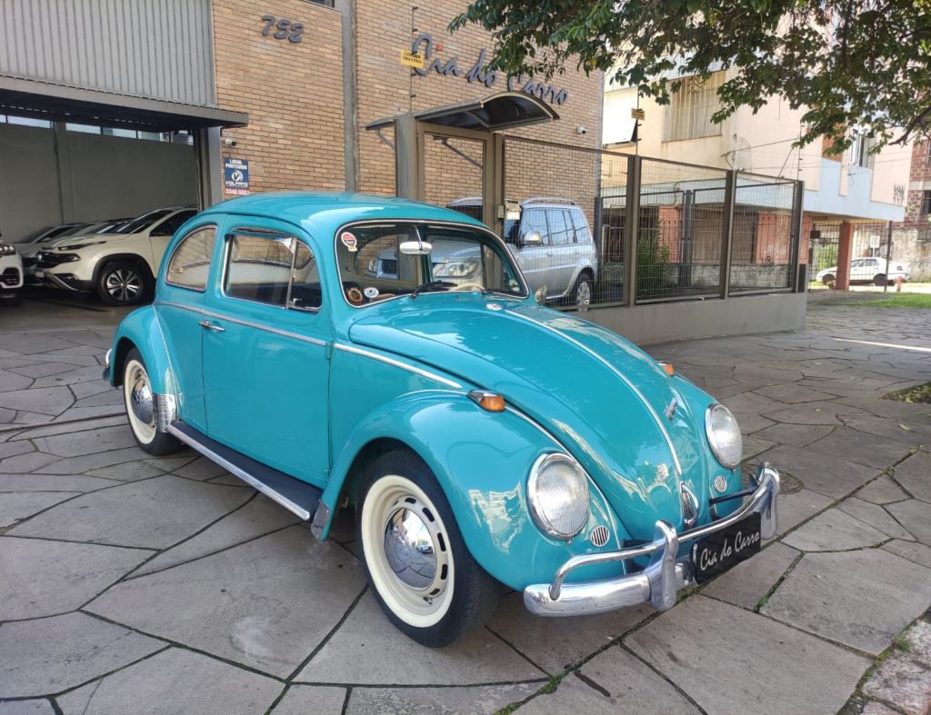 FUSCA 1300 1969 VERDE ROYAL TURQUESA