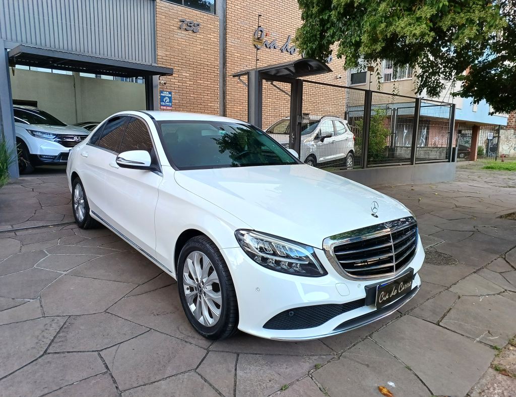 MERCEDES BENZ C180 1.6 TURBO EXCLUSIVE FLEX 9G-TRONIC COMPLETA DE FÁBRICA REVISADA IMPECÁVEL