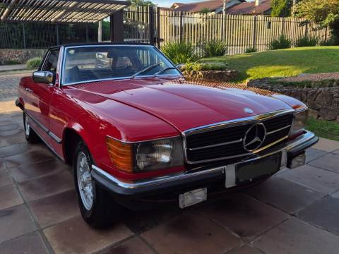 MERCEDES 350 SL 1973, COM 101.000 KM ORIGINAIS, CÂMBIO MECÂNICO, COM DUAS CAPOTAS EM ESTADO DE NOVA
