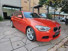 BMW 125i 2014, COM APENAS 77.000 KM, RARA COR FIRE ORANGE imagem 1