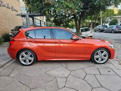 BMW 125i 2014, COM APENAS 77.000 KM, RARA COR FIRE ORANGE imagem 8