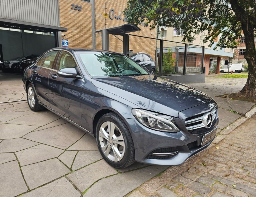 MERCEDES BENZ C180 2015, 1.6 TURBO, BELA CONFIGURAÇÃO DE CORES, EM ÓTIMO ESTADO