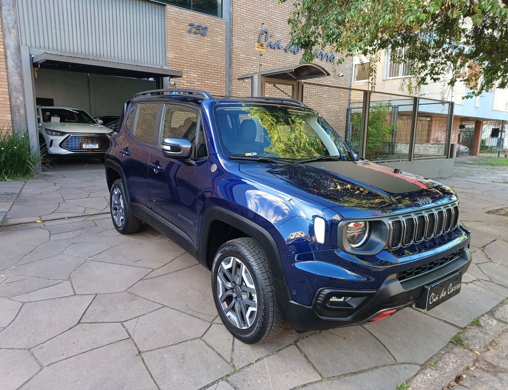 JEEP RENEGADE TRAILHAWK T270 1.3 TURBO 4X4 AT9 ÚNICO DONO REVISÕES NA CONCESSIONÁRIA