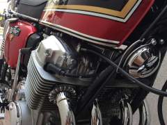 CB 750 FOUR 1975, EM PERFEITO ESTADO DE CONSERVAÇÃO, COM PLACA PRETA COM O ANO DA MOTO imagem 3