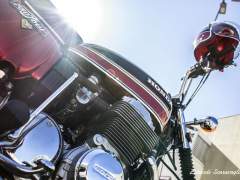 CB 750 FOUR 1975, EM PERFEITO ESTADO DE CONSERVAÇÃO, COM PLACA PRETA COM O ANO DA MOTO imagem 4