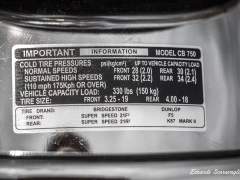 CB 750 FOUR 1975, EM PERFEITO ESTADO DE CONSERVAÇÃO, COM PLACA PRETA COM O ANO DA MOTO imagem 6