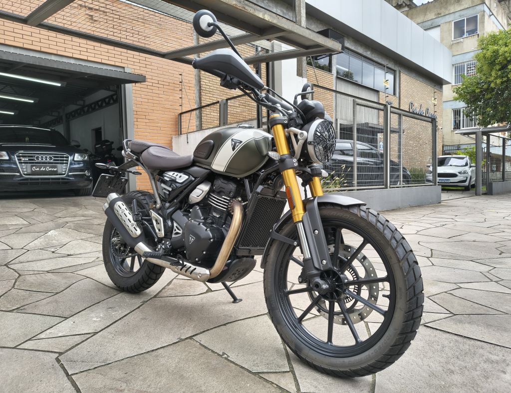 TRIUMPH SCRAMBLER 400 X ANO 2024 COM APENAS 400 Km ESTADO DE ZERO