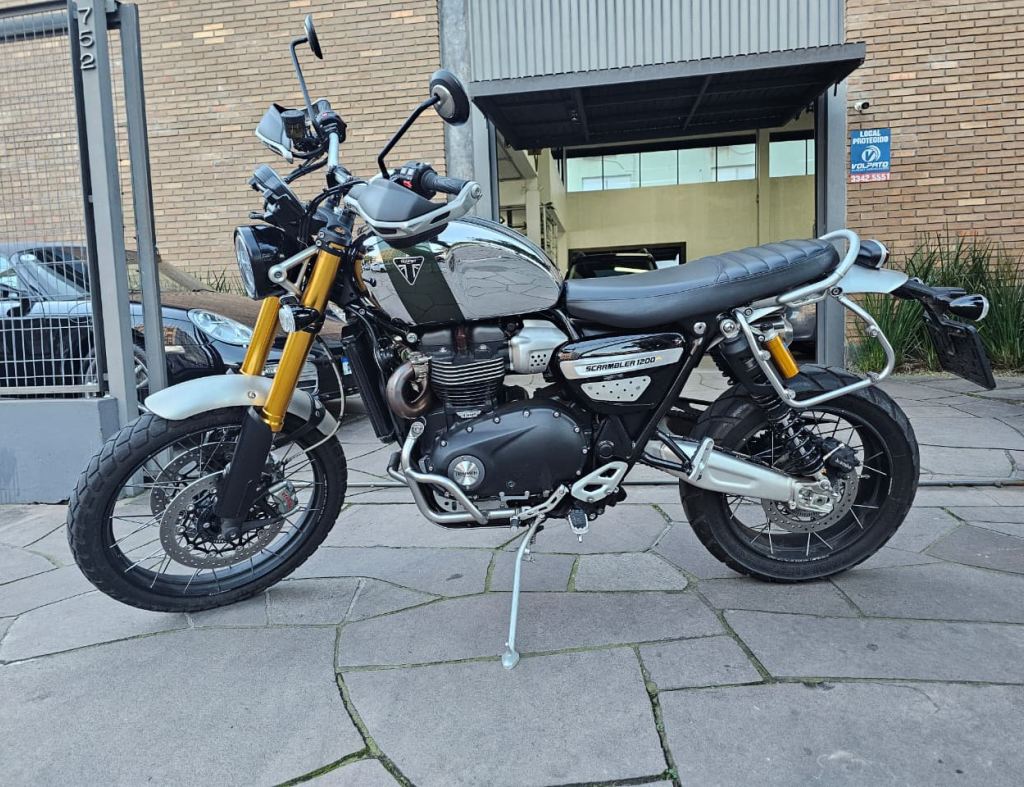 TRIUMPH SCRAMBLER XE 1200 CHROME EDITION 2023, COM APENAS 11.000 KM, TODAS REVISÕES