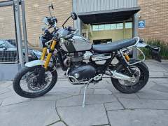 TRIUMPH SCRAMBLER XE 1200 CHROME EDITION 2023, COM APENAS 11.000 KM, TODAS REVISÕES imagem 1