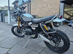 TRIUMPH SCRAMBLER XE 1200 CHROME EDITION 2023, COM APENAS 11.000 KM, TODAS REVISÕES imagem 3