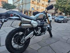 TRIUMPH SCRAMBLER XE 1200 CHROME EDITION 2023, COM APENAS 11.000 KM, TODAS REVISÕES imagem 4