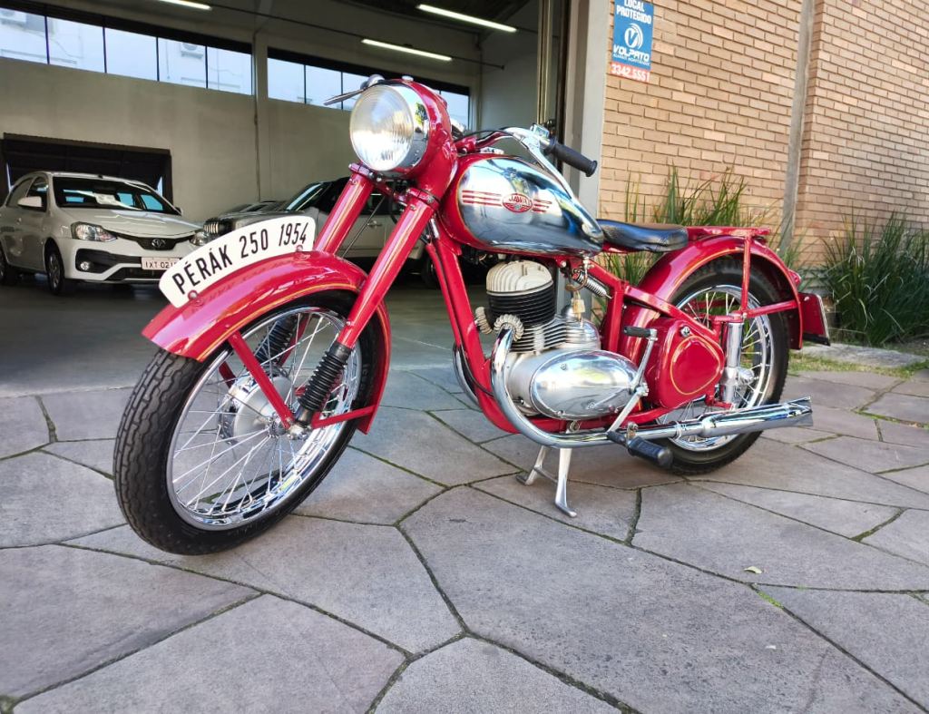 JAWA PERAK 250CC 1954 EM EXCELENTE ESTADO