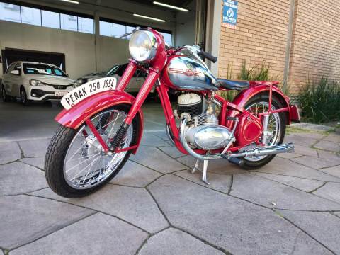 JAWA PERAK 250CC 1954 EM EXCELENTE ESTADO