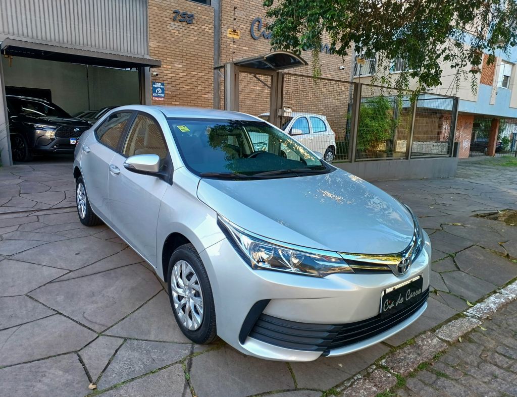 COROLLA GLI 1.8 AUTOMÁTICO ÚNICO DONO ANO 2018 COM APENAS 40.600 KM