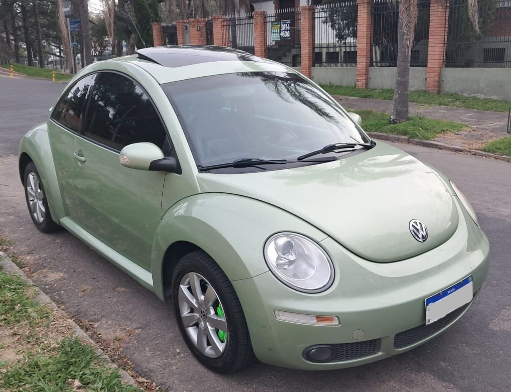 NEW BEETLE 2007, CÂMBIO MANUAL, TETO SOLAR, BANCOS EM COURO, MANUAIS E CHAVE RESERVA